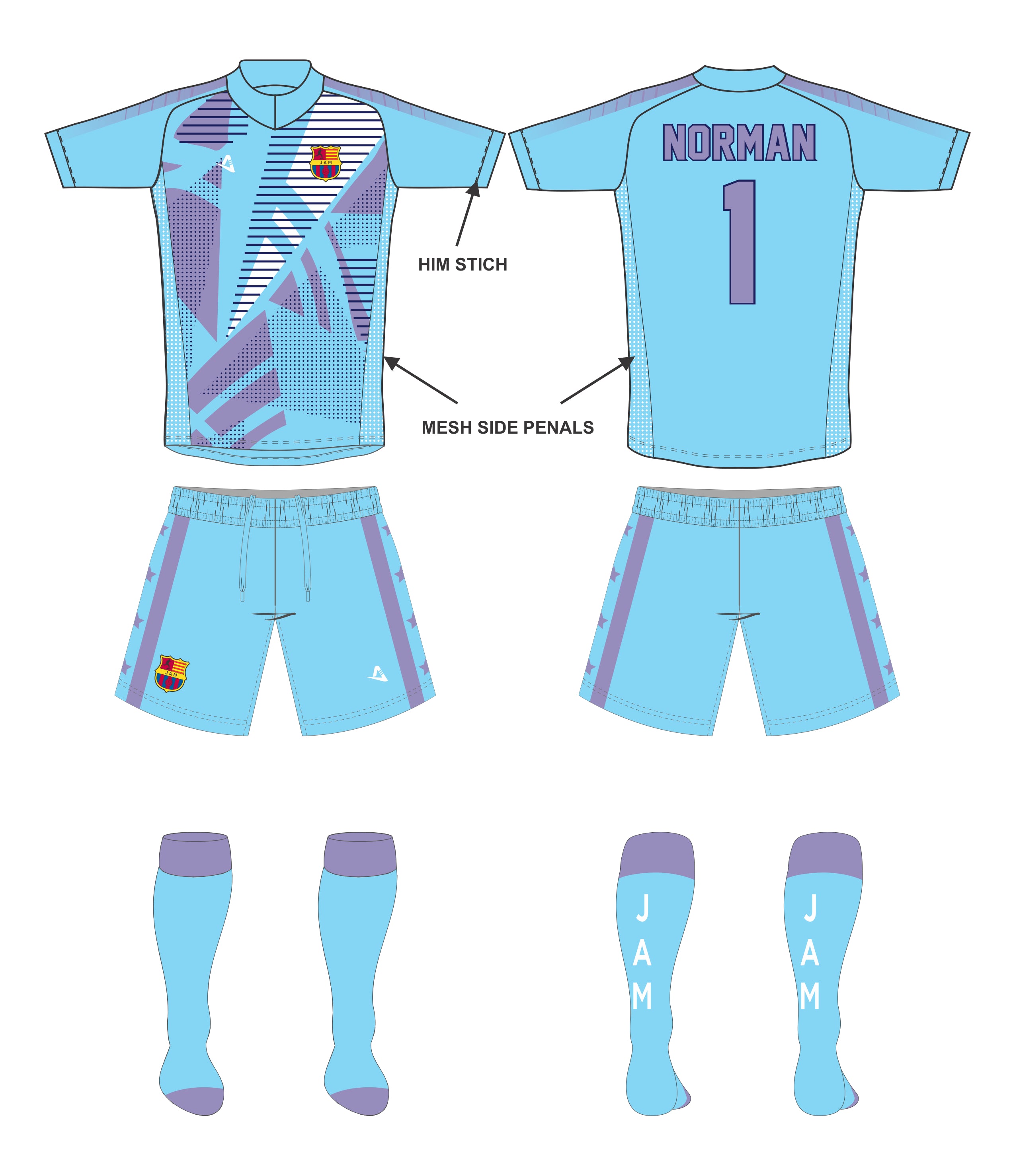 JAM Academy Norman Goalkeeper Kit Adult full kit – HW Sports and Leisure